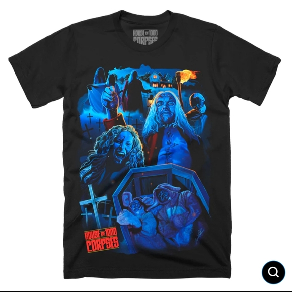 Terror Threads HOUSE OF 1000 CORPSES "RUN, RABBIT, RUN" T-SHIRT - Picture 1 of 7